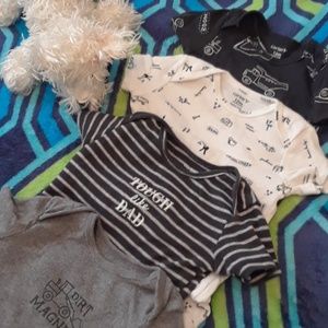 Bundle of four toddler boy onesies